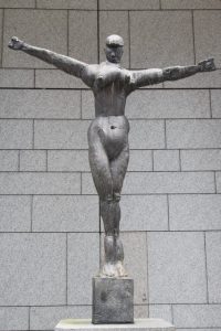 風の中